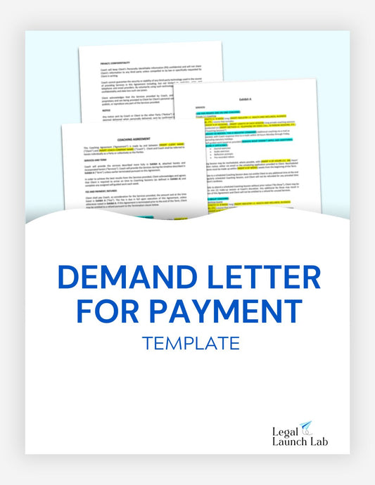 Demand Letter For Payment Template