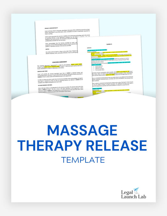 Massage Therapy Release Template
