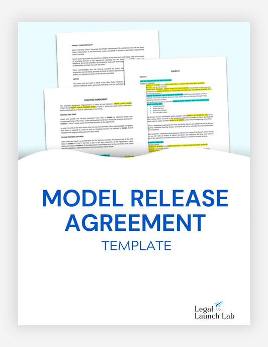 Model Release Agreement Template 