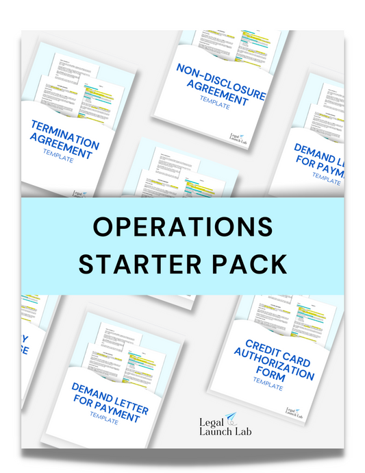 Operations Starter Pack