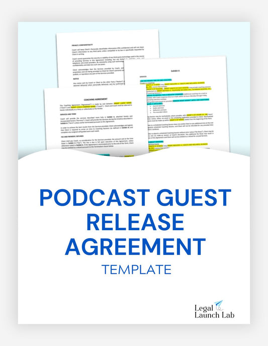 Podcast Guest Release Agreement Template