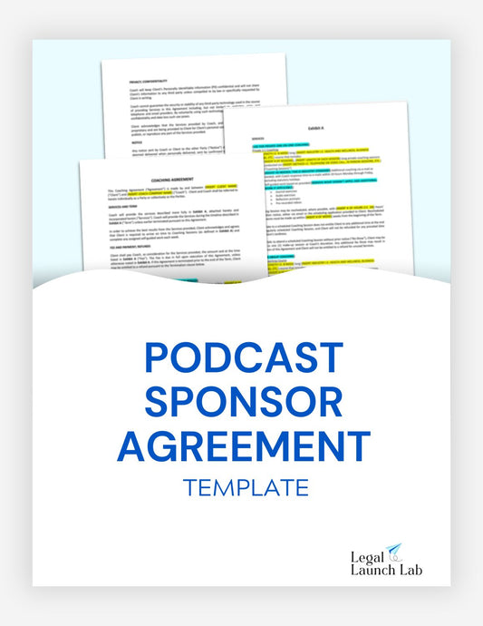 Podcast Sponsor Agreement Template