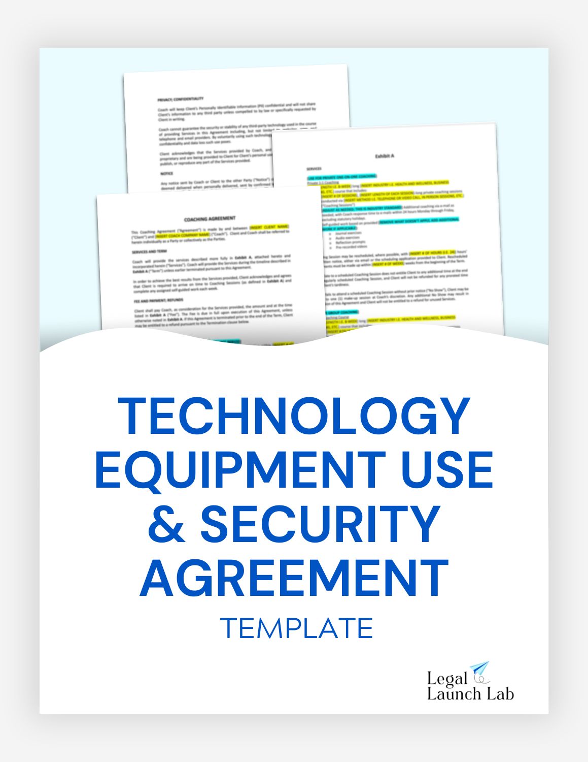 Technology Equipment Use & Security Agreement Template