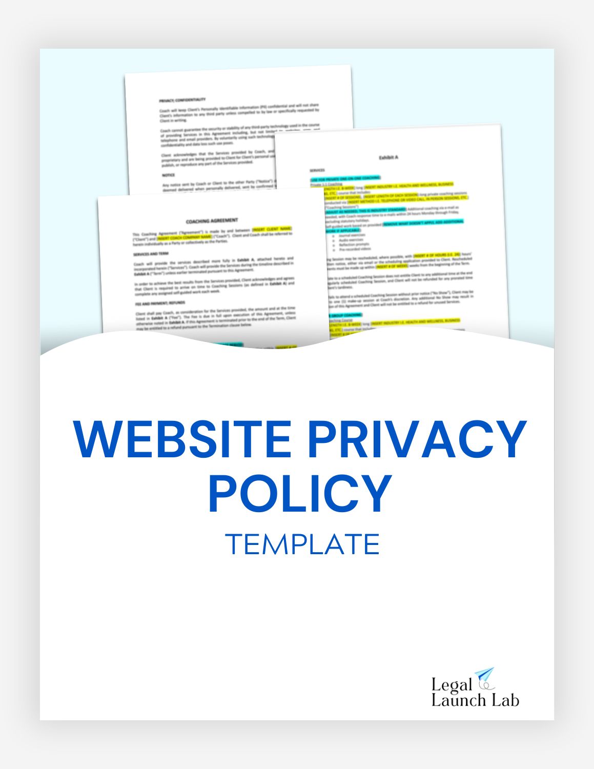 Website Privacy Policy Template